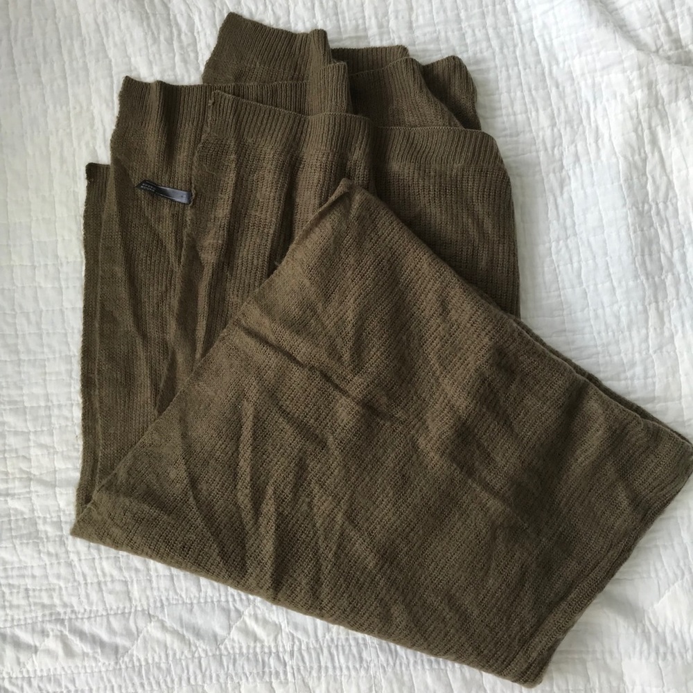 Olive green large wrap shawl